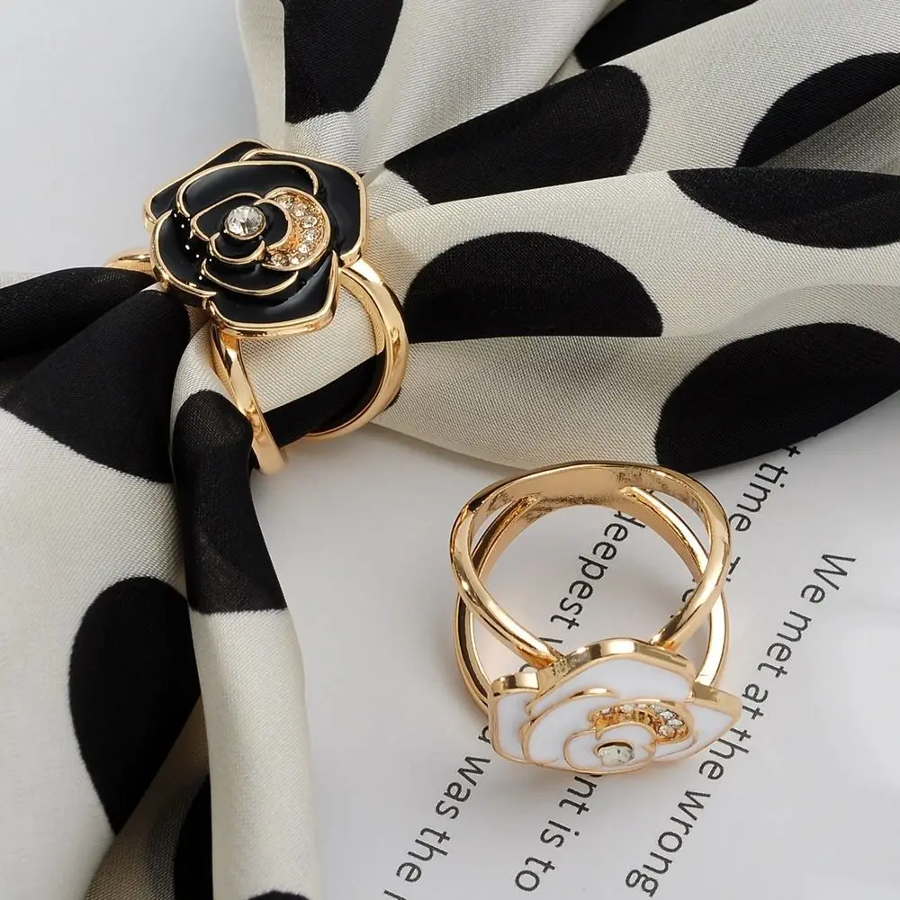 Crystal Scarf Ring Clip