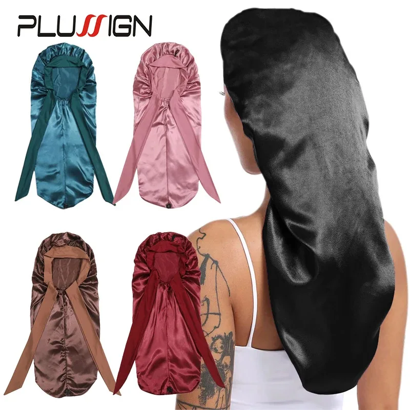 Extra Large Satin Silk Hair Bonnet for Sleeping & Box Braids