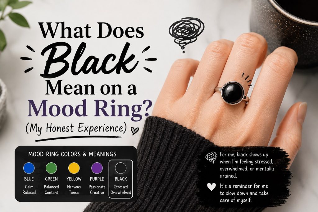 What Does Black Mean on a Mood Ring