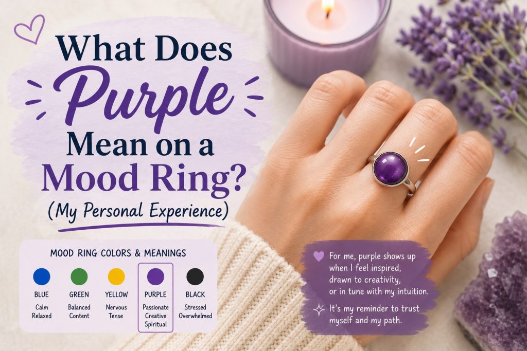 What Does Purple Mean on a Mood Ring